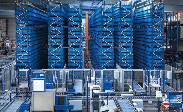 Le magasin automatique pour caisses de SAM Outillage en France