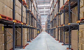 Rayonnage à palette par accumulation Rayonnage à palette par accumulation