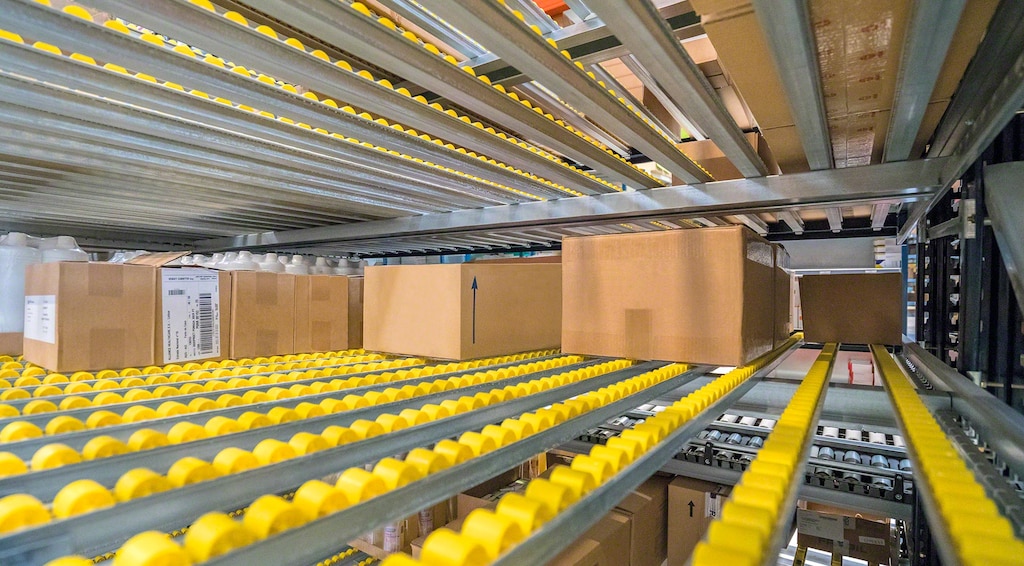 Rayonnage dynamique (FIFO) Rayonnage dynamique (FIFO)