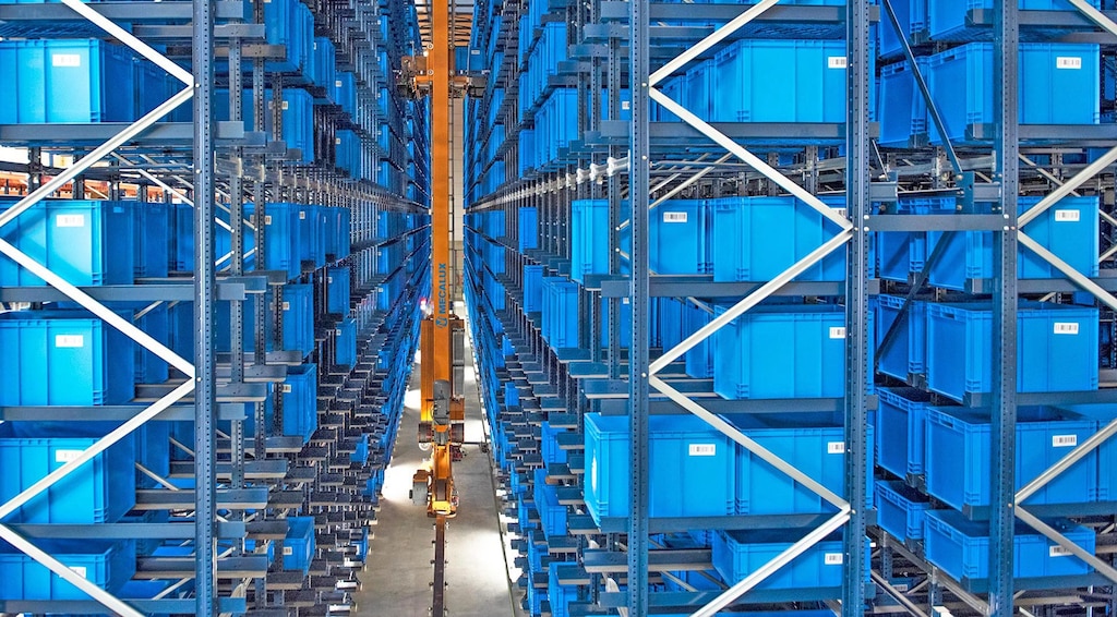 Transstockeur pour bacs Transstockeur pour bacs