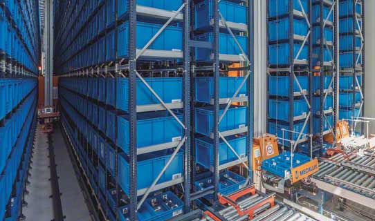 Transstockeur pour bacs