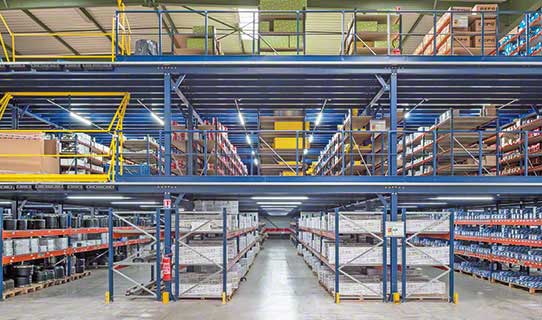 Mezzanine industrielle