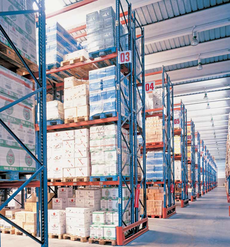 Entrepôt d'une entreprise de distribution