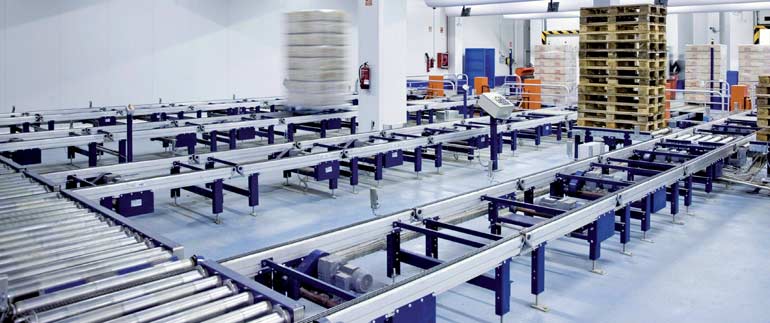 Entrepôt d'un producteur et distributeur de produits boulangers