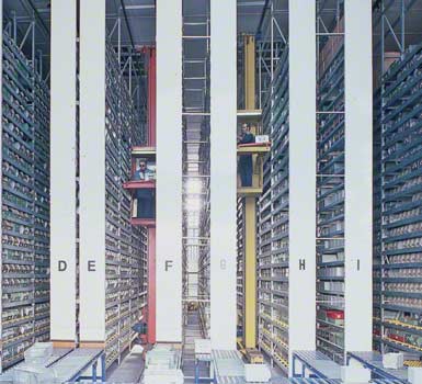 Entrepôt d'un fabricant de composants électroniques