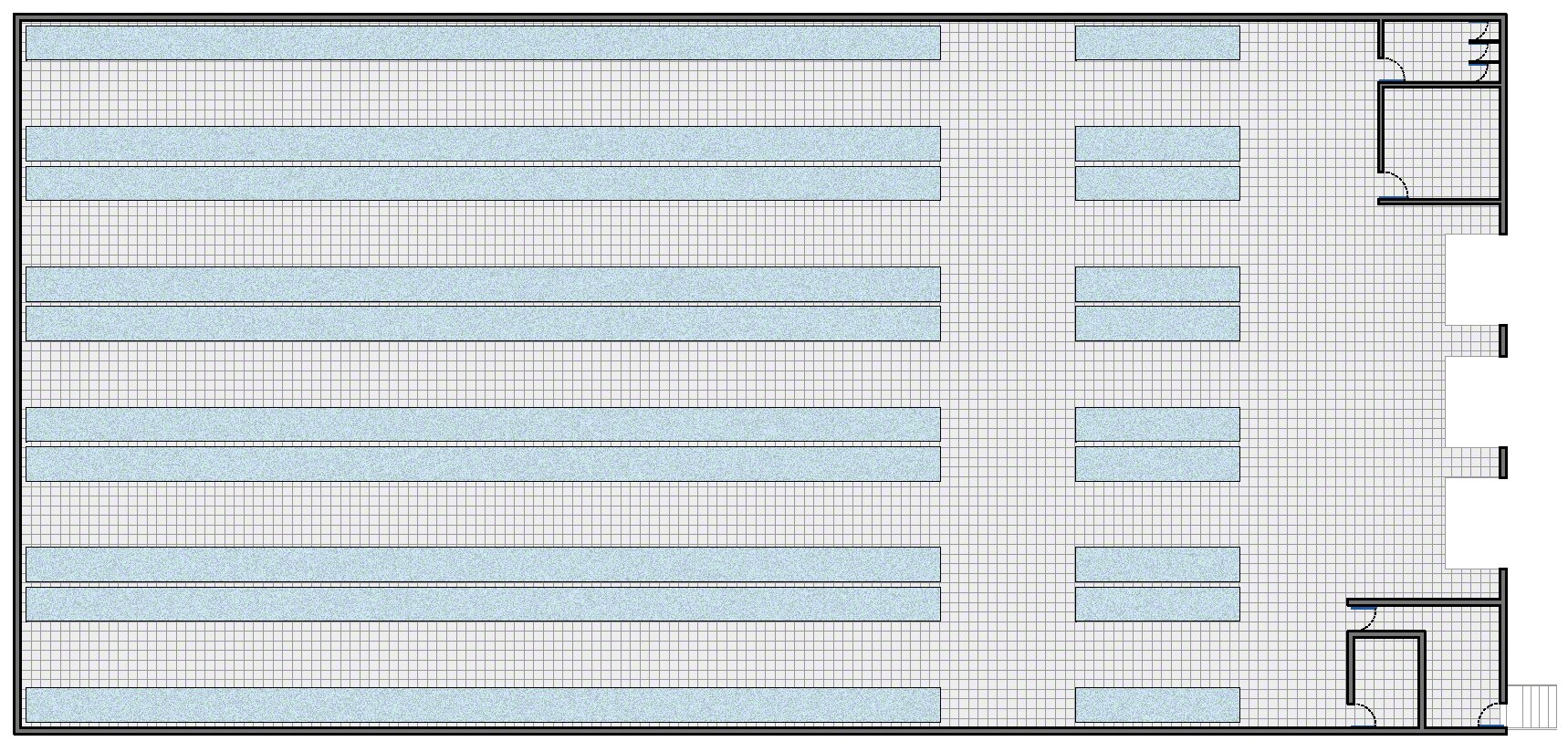 Entrepôt avec des zones supplémentaires pour la réception, l’emballage, la consolidation et l’expédition...