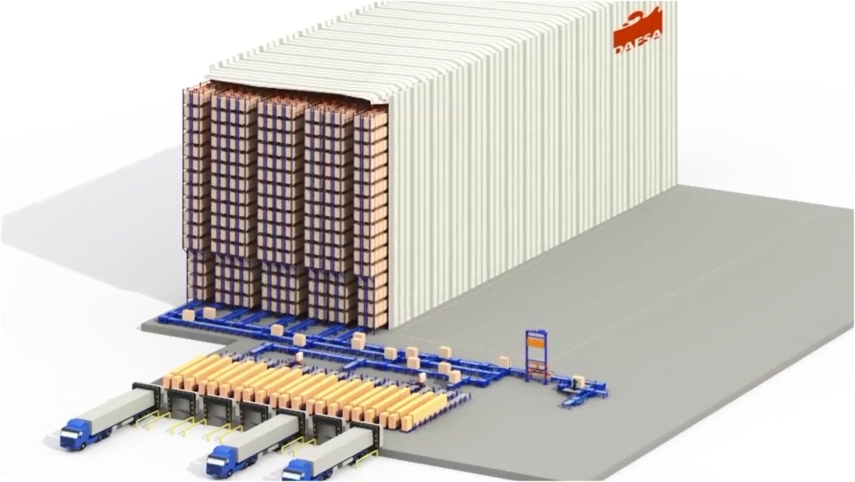 Mecalux construit un entrepôt automatique prêt pour l'avenir Mecalux construit un entrepôt automatique prêt pour l'avenir