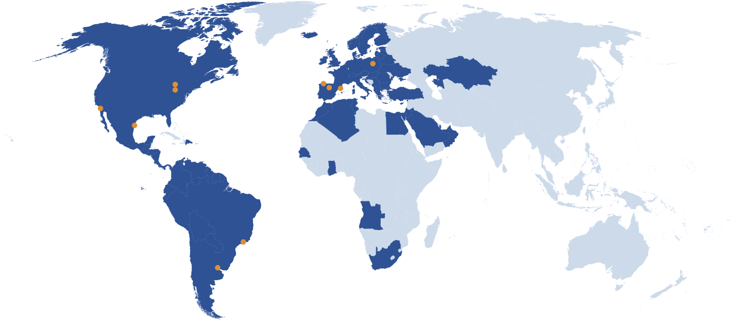 Le Groupe dans le monde Le Groupe dans le monde